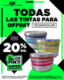 Descuento en Tintas para offset TECHNOCOLOR  20%