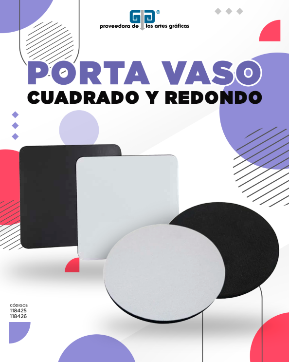 PORTA VASOS CUADRADO