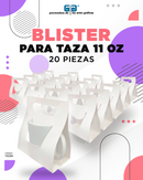 BLISTER PARA TAZA 11 OZ      20 PIEZAS