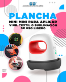 PLANCHA PARA SUBLIMACION MINI MINI PARA APLICAR VINIL Y SUBLIMAR USO LIGERO