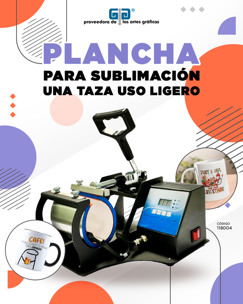 PLANCHA PARA SUBLIMACION 1 TAZA 11 OZ