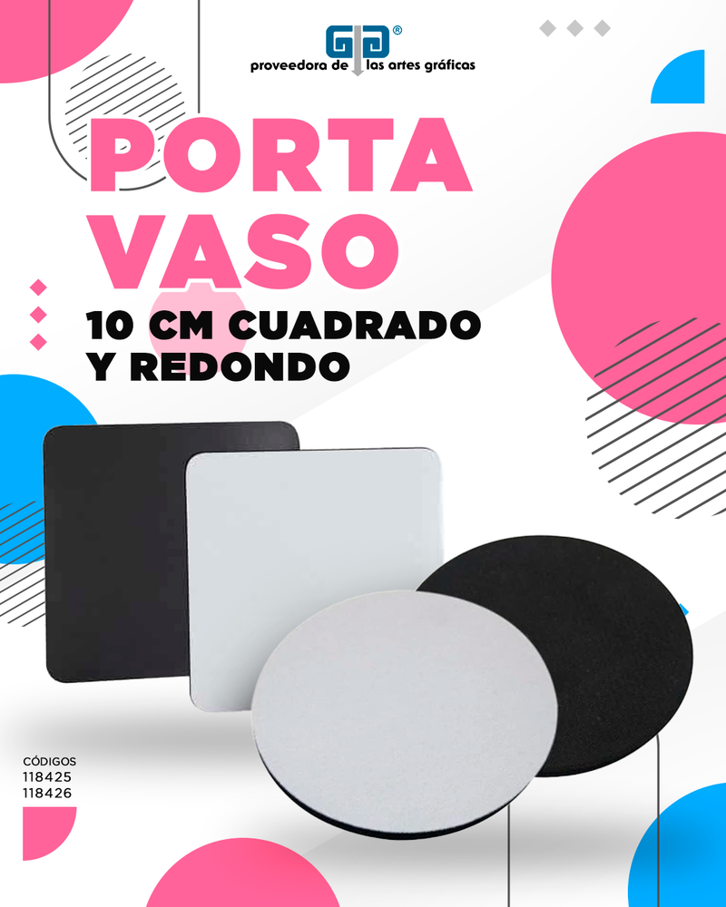 PORTA VASOS CUADRADO