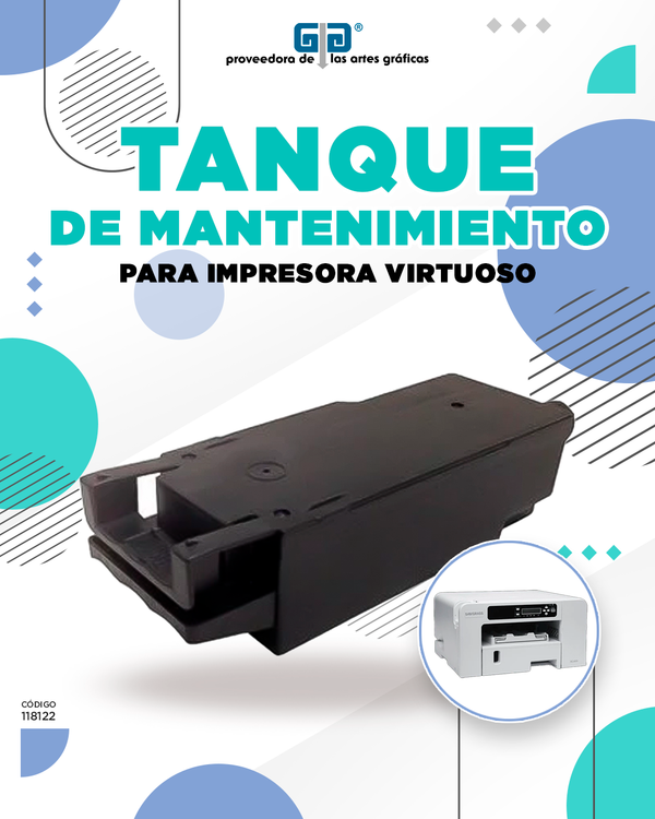 TANQUE DE MANTENIMIENTO PARA IMPRESORA VIRTUOSO