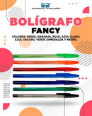 BOLIGRAFO O PLUMA FANCY COLORES