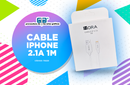 CABLE IPHONE 2.1A. 1M