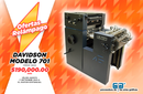 PRENSA OFFSET DAVIDSON 701 DOBLE OFICIO SALIDA DE CADENA