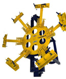 PULPO PARA SERIGRAFIA, 6 BRAZOS CON 2 ESTACIONES, FIJO (NO DOBLE GIRO)