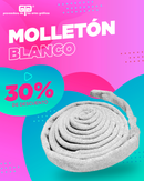 MOLLETON BLANCO 4 F (1-B) DE 7 CMS