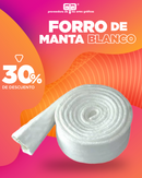 FORRO DE MANTA BLANCO No. 1 DE 6 CMS