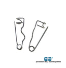ALFILER, SEGURO O BROCHE METALICO PARA GAFETE CON 50 PIEZAS  2 CMS