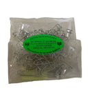 ALFILER, SEGURO O BROCHE METALICO PARA GAFETE CON 50 PIEZAS  2 CMS