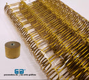 ARILLO METALICO DORADO 3/4 BOBINA 8500 AROS SOBRE PEDIDO llega en 8 dias