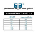 ARILLO METALICO DORADO 3/4 BOBINA 8500 AROS SOBRE PEDIDO llega en 8 dias