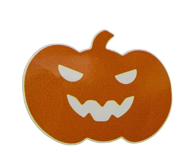 STICKER HALOWEEN CALABAZA NARANJA 4.9 X 3.8 CM