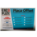 PLACA POLIESTER DOBLE CARA MEDIDA 219X381 CON 100 HOJAS  (8 5/8 x 15") SIN PERFORA  MARCA	ENCO PLATE