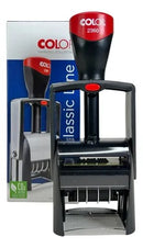 FECHADOR COLOP 2360 (PLACA-FECHADOR) MEDIDA 45 X 30 MM AUTOENTINTABLE TINTA NEGRA CLASSIC