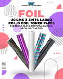 FOIL PURPURA 20 CMS X 3 MTS LARGO ROLLO FOIL TONER PAPEL