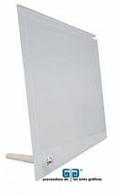 FOTO CRISTAL PARA SUBLIMAR BLANCO SEMI TRANSPARENTE 18X23 CM