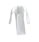 BOLSA BLANCA PARA SUBLIMAR CON FUELLE 40 X 30 X 15 CM DE FUELLE