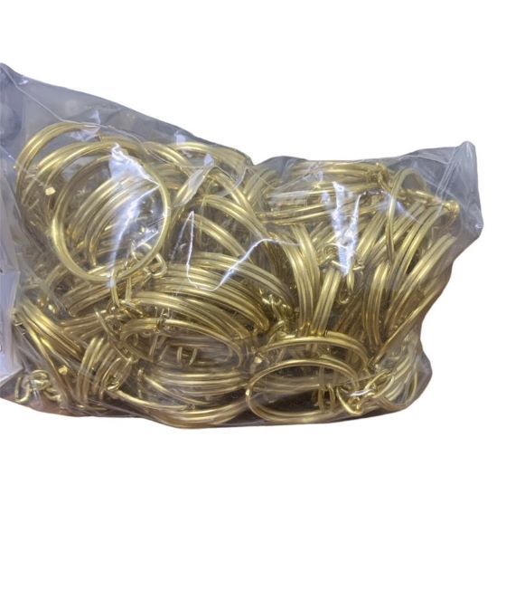 Herrajes Para Bolsas Aros, Herrajes Para Llaveros En Color Dorado