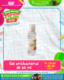 FERIA ESCOLAR REGRESO A CLASES 2026  GEL ANTIBACTERIAL DE 60 ML