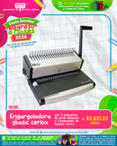 FERIA ESCOLAR REGRESO A CLASES 2026  ENGARGOLADORA GBASIC CERLOX incluye 3 paquetes de arillo plastico cerlox y 2 paquetes de pastas tamaño carta