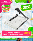 FERIA ESCOLAR REGRESO A CLASES 2026 GUILLOTINA PARA PAPEL TAMAÑO CARTA