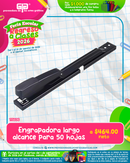 FERIA ESCOLAR REGRESO A CLASES 2026  ENGRAPADORA LARGO ALCANCE PARA 50 HOJAS