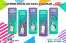 LLAVERO METALICO YA PARA SUBLIMAR, DTF, MODELO YA