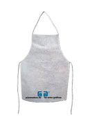 MANDIL BLANCO PARA SUBLIMACION MATERIAL DELGADO TIPO PELLON