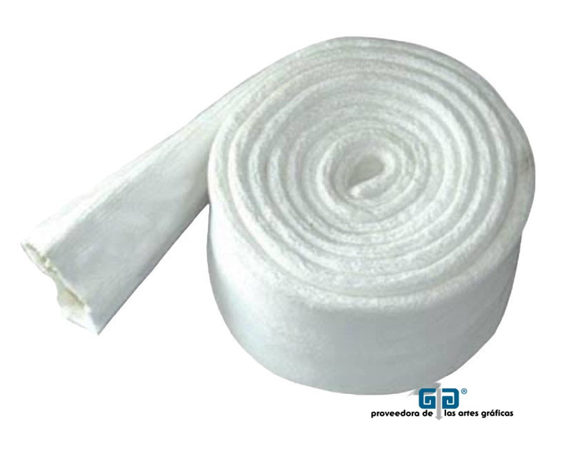 MOLLETON BLANCO 8F (LL--25-B) DE 3 CMS