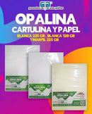 PAPEL TIPO OPALINA TAMAÑO CARTA COLOR BLANCO 100 HOJAS  120 gramos