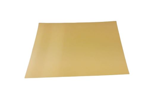 PAPEL TIMPANO COLOR ORO CALIBRE 0.10 CON 10 HOJAS  61X76 CMS