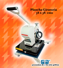 PLANCHA GIRATORIA 38X38  PARA TRANSFER, SUBLIMACION Y DTF, EQUIPO ROBUSTO