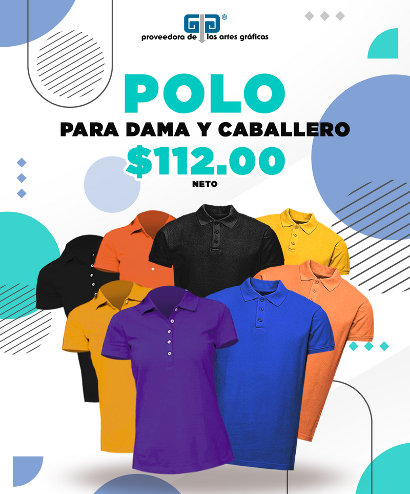 PLAYERA POLO 50% POLIESTER, 50% ALGODON/PREM 230GR MUJER BLANCA TALLA XL YTISPA