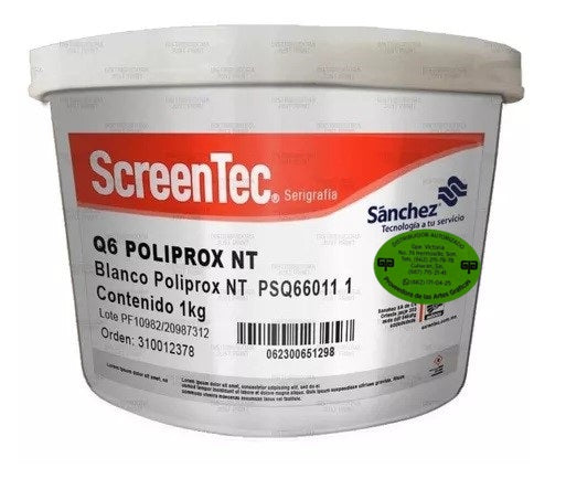 AMARILLO CROMO POLIPROX TINTA Q6-4023 1 KG PARA PLASTICOS, POLIPROPILENOS Y MATERIALES DE DIFICIL ADHERENCIA