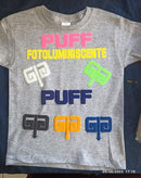 VINIL TEXTIL  VERDE FOTOLUMINICENTE PUFF INFLABLE 50  CMS  X 1.0  MT.