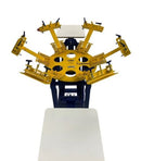 PULPO PARA SERIGRAFIA, 6 BRAZOS CON 2 ESTACIONES, FIJO (NO DOBLE GIRO)