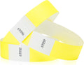 PULSERA PAPEL TYVEK DESECHABLE VARIOS COLORES  CON 100 PIEZAS MEDIDA 25.5x1.8cm