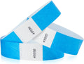 PULSERA PAPEL TYVEK DESECHABLE VARIOS COLORES  CON 100 PIEZAS MEDIDA 25.5x1.8cm