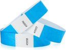 PULSERA PAPEL TYVEK DESECHABLE VARIOS COLORES  CON 100 PIEZAS MEDIDA 25.5x1.8cm