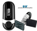SELLO COLOP POCKET STAMP Q 25	DE BOLSILLO	MEDIDA 25 X 25 MM  TINTA	NEGRO	AUTOENTINTABLE