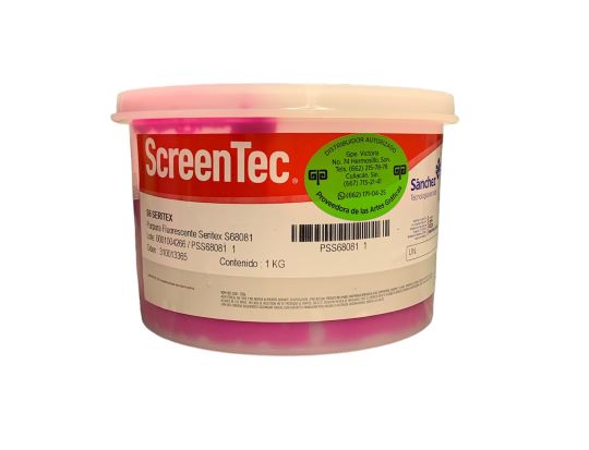 PURPURA FLUORESCENTE SERITEX TINTA 1 KG S6 8081. PARA TELAS: ALGODON, LANA, ACETATO, RAYON, ALGODÓN-POLIESTER.