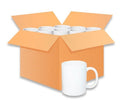 TAZA BLANCA 11 OZ 10 CAJAS TOTAL 360 PIEZAS BRILLANTE AAA PAG precio por caja con 36 piezas $626.00