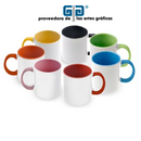 TAZA BLANCA 11 OZ INTERIOR Y ASA MISMO COLOR PARA SUBLIMAR