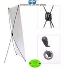 TRIPIE PORTA BANNER PARA LONA O TELA DE 80 X 180 CMS DISPLAY