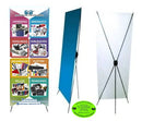 TRIPIE PORTA BANNER PARA LONA O TELA DE 80 X 180 CMS DISPLAY