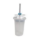 VASO FANCY  12 OZ CON TAPA Y POPOTE VARIEDAD EN COLORES Y POPOTE NATURAL 355 ML