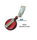 BROCHE RETRACTIL YOYO REDONDO TIPO YOYO BOLSA CON 10 PIEZAS ECG