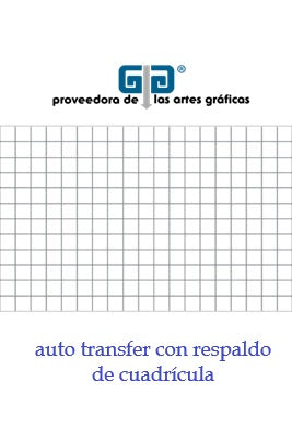 VINIL PARA CORTE AUTOADHERIBLE ADHESIVO AUTO  TRANSFER ECG	61.0 CMS X 1 MT